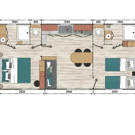 Camping Le Damier 3*