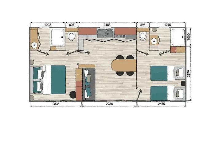 Kamp alanı Le Damier 3*